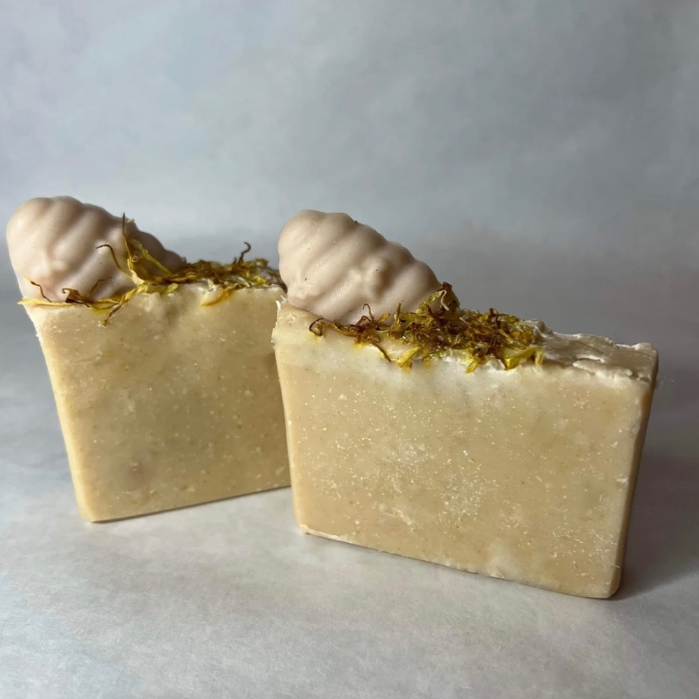 Handmade Beez Nuts Honey, Almond, Milk and Oatmeal Soap! Gentle cleansing